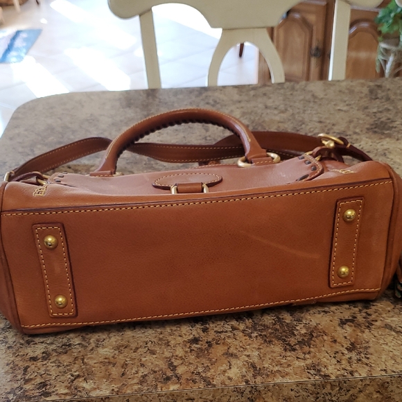 Dooney & Bourke Tan Satchel - Picture 5 of 6